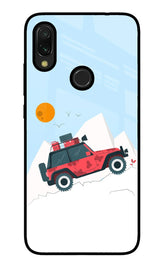 Mountain Trail Beast Redmi Y3 Glass Case
